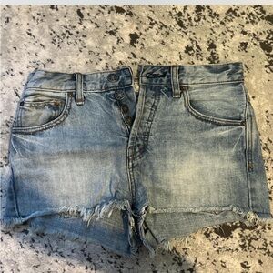 Women's free people mid rise jean shorts